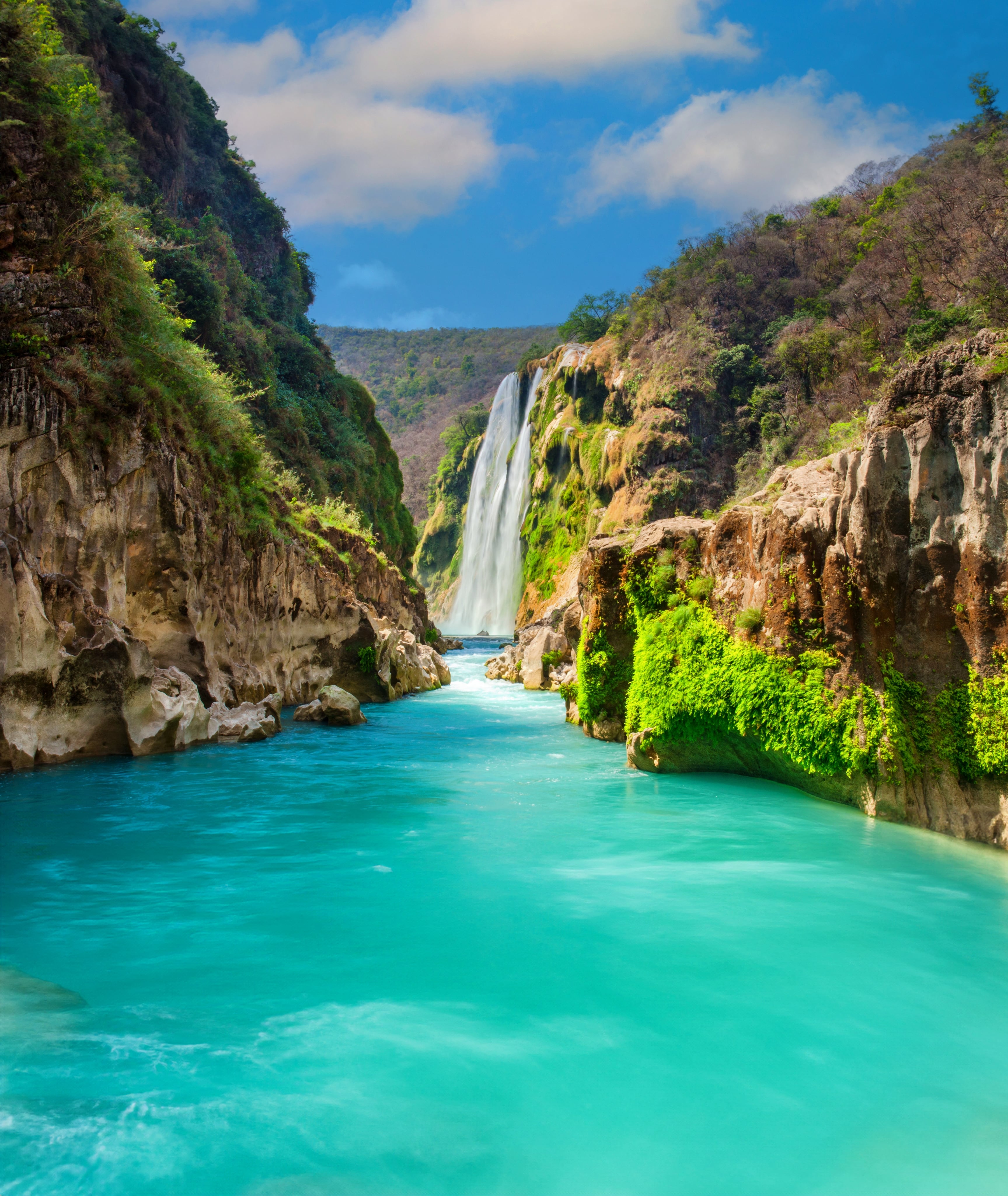 Water and land landscape